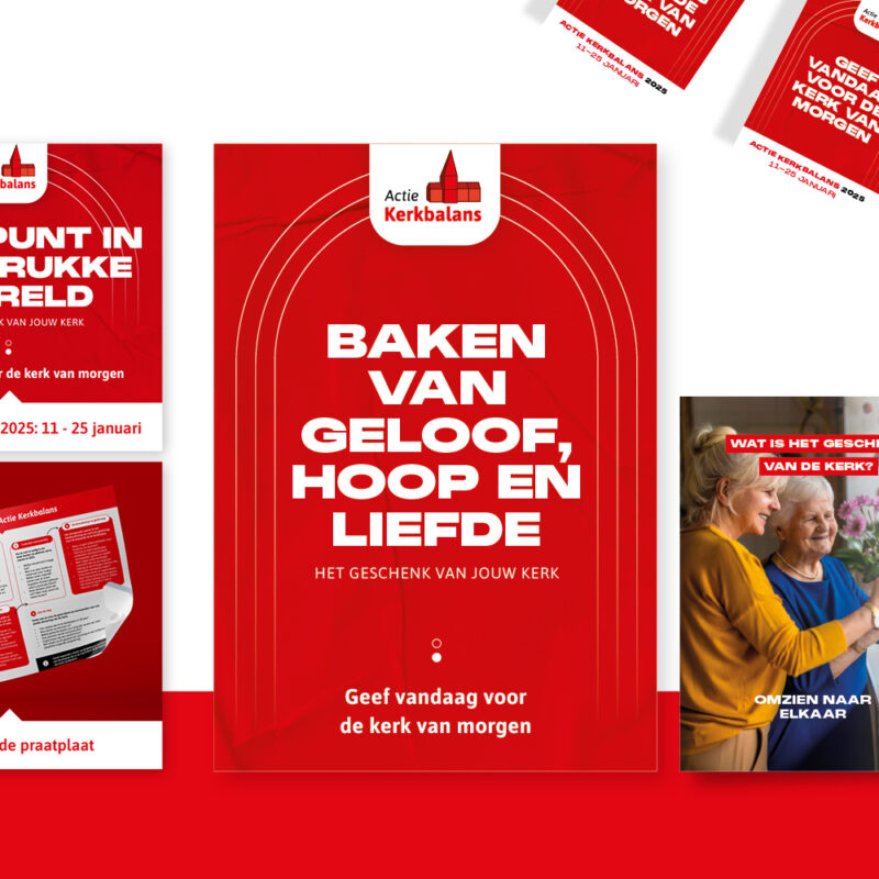 Nieuwe materialen Actie Kerkbalans 2025 bestellen in de webshop